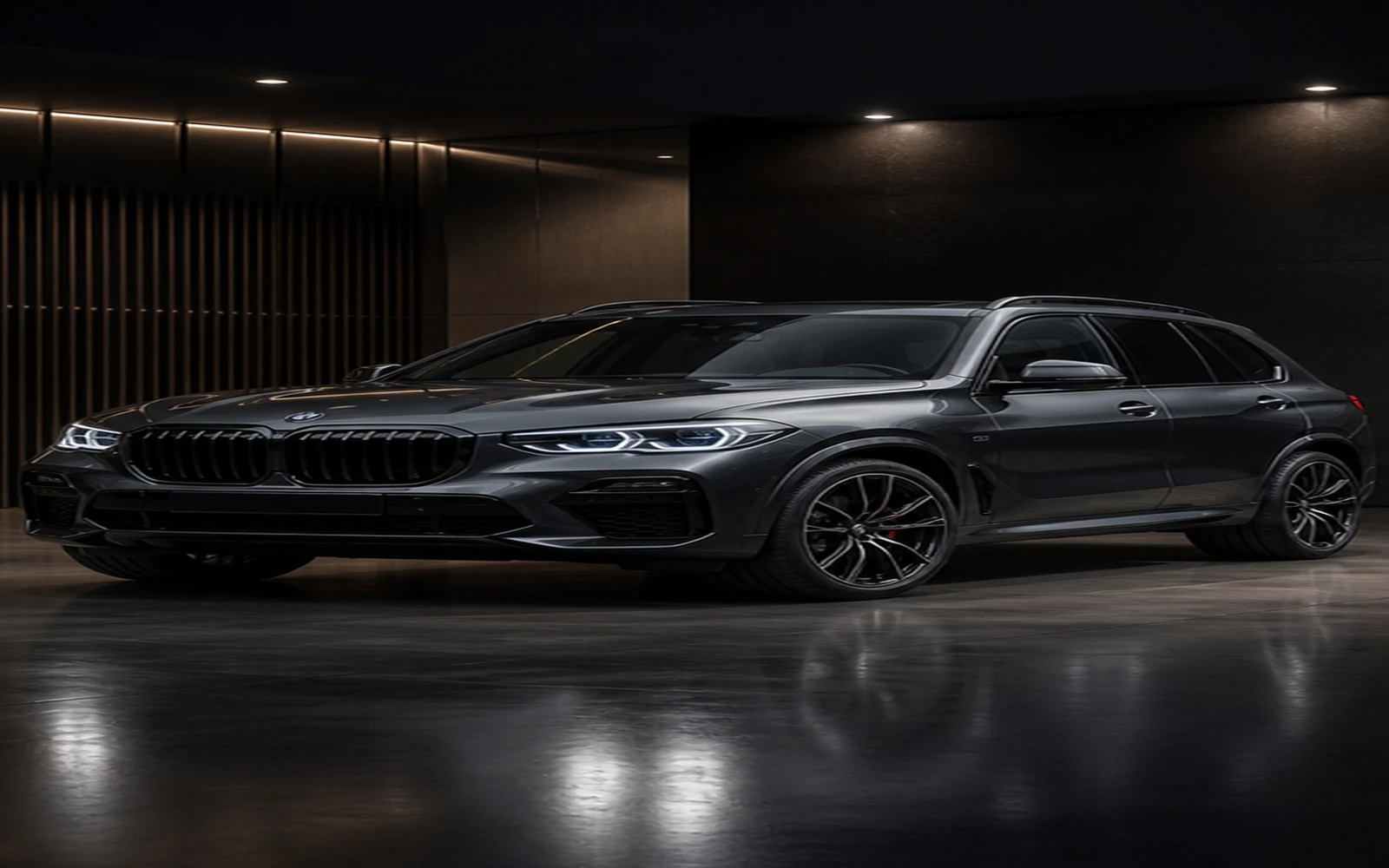 BMW X5 фронтальный ракурс