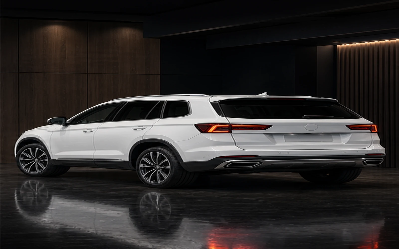 Skoda Kodiaq задний ракурс