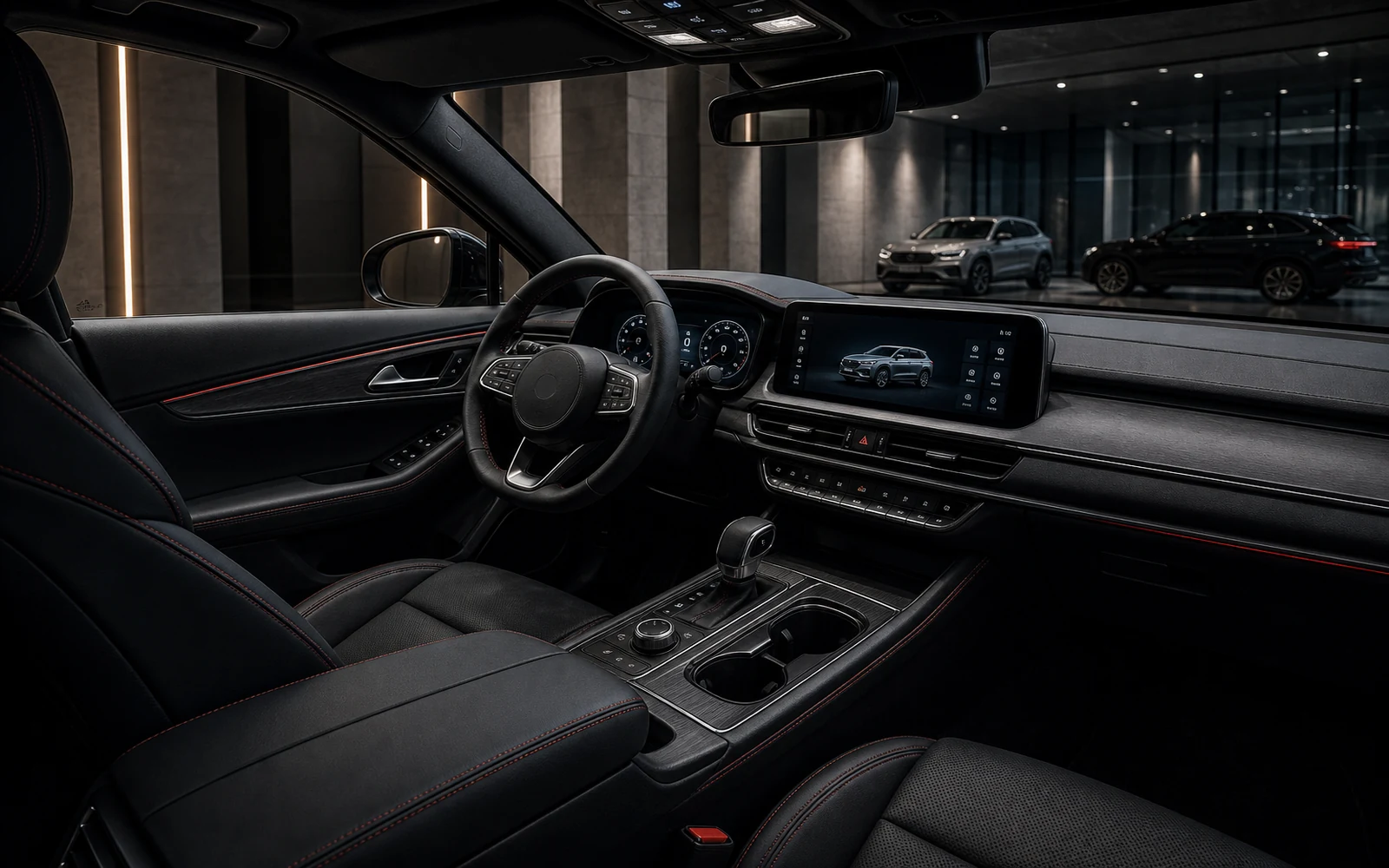 Интерьер Hyundai Santa Fe